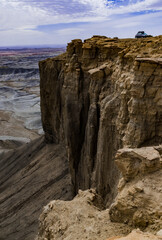 Skyline View overlook of the Blue Valley near Factory Butte, Utah, US