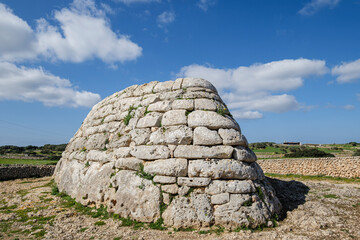 Naveta des Tudons, prototalayotic, Ciutadella, Menorca, Balearic Islands, Spain