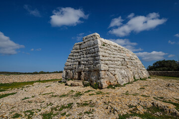 Naveta des Tudons, prototalayotic, Ciutadella, Menorca, Balearic Islands, Spain