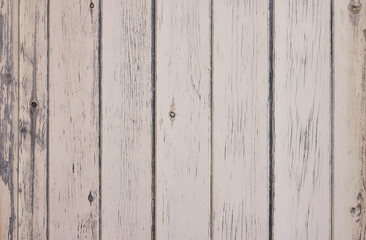 Fototapeta na wymiar Old White Natural Wooden Board Texture for Wallpaper. With copy space for text.