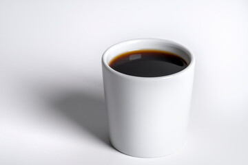 Empty coffee cup or coffee mug isolated on white background