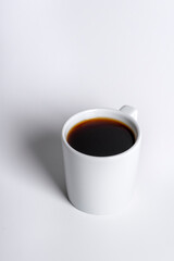 Empty coffee cup or coffee mug isolated on white background