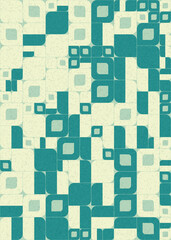 Abstract Geometric Pattern generative computational art illustration