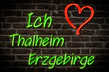 Obraz premium Talheim, Erzgebirge