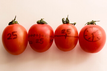 pomodoro clock for time managements 