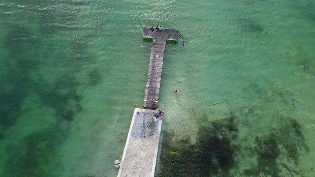 An orbit above paradise. -El Remate, Pet&eacute;n, Guatemala-