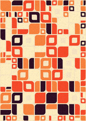 Abstract Geometric Pattern generative computational art illustration