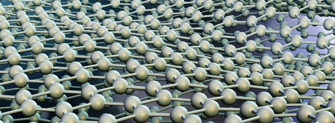 Fototapeta premium Carbon cloth, nanomaterial structure, Nanotubes modern technologies, graphene molecular structure, carbon fiber