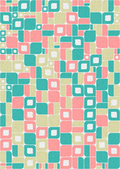 Abstract Geometric Pattern generative computational art illustration