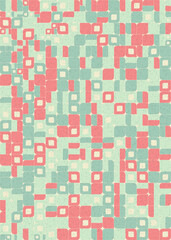 Abstract Geometric Pattern generative computational art illustration