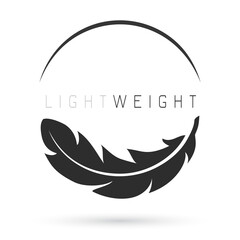 Light weight feather icon © Arcady