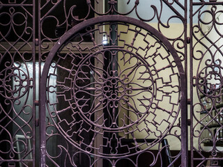 wrought iron fence in barcelona