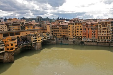 Obraz premium Florence, Italy. Ponte Vecchio view. 