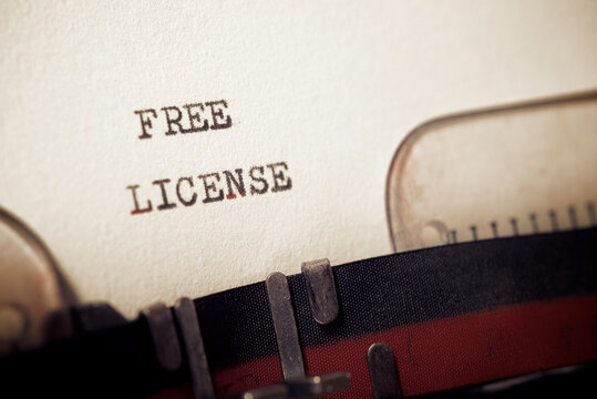 Free license concept