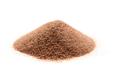 sand on the white background
