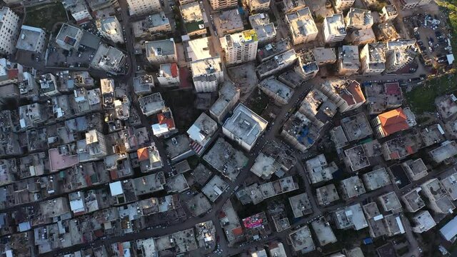 Anata Refugees Camp Rooftops Aerial view, Jerusalem
Drone view from east Jerusalem, close to pisgat zeev neighbourhood, jerusalem 
