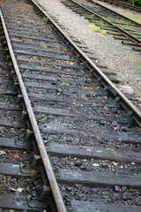 Heritage railway line tracks