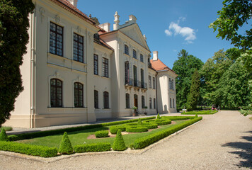 Palace in Kozł&oacute;wka - the palace and park complex of the Zamoyski family, in the village of Kozł&oacute;wka.