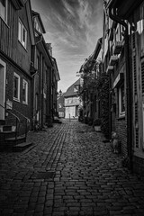 old street in the old town