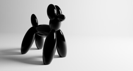 Black Balloon Dog 