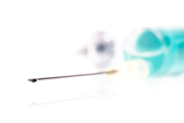 Medizinische Spritze zur Impfung