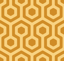 Seamless geometric pattern. Abstract background of hexagon figure. Pastel wrapping paper and fabric texture