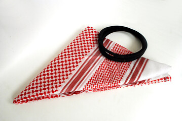 Arabic traditional clothing accessories Agal and Shemagh