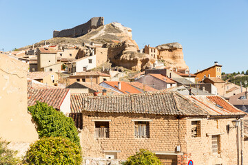Fototapeta na wymiar a view of San Esteban de Gormaz town, province of Soria, Castile and Leon, Spain