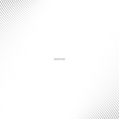 Fototapeta premium Abstract warped Diagonal Striped Background. Vector curved twisted slanting, waved lines texture. Brand new style for your business design