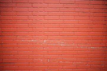 red brick wall