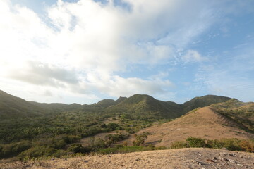 landscape with clouds