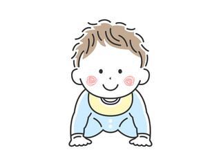 ベビーカーを押すお母さんのイラスト Wall Mural Wallpaper Murals R Design