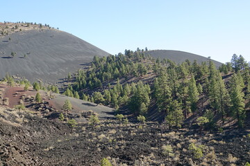 landscape of the mountains