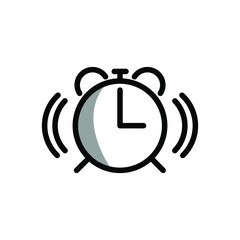 Fototapeta premium Illustration Vector graphic of alarm clock icon