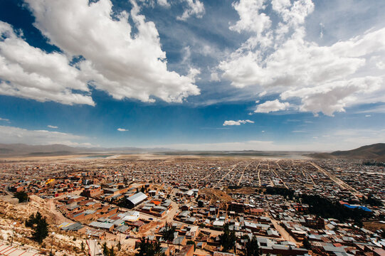 view of city Oruro, bolivia