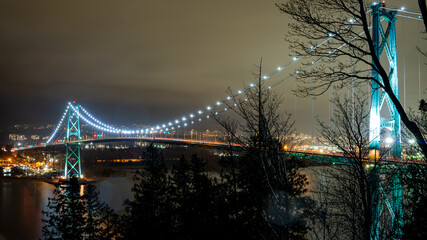 View of the downtown area of Vancouver, British Columbia. 