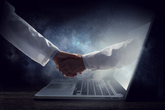 Social Web Network Background Image