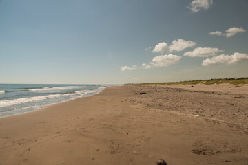 Scenic view of a lonely beach