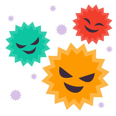 ウイルスのイラスト