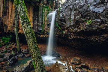 View of Hedge Creek Falls, Dunsmuir, California