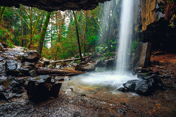 Behind Hedge Creek Falls, Dunsmuir, California