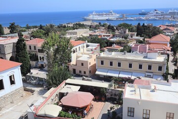 ヨーロッパギリシャロードス島の景色
