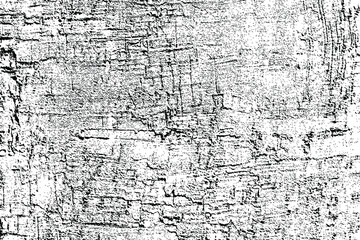 Grunge texture of a rough uneven surface with grain, noise. Abstract monochrome background. Vector illustration. Overlay Template.