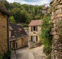 Beautiful village of Beynac and Cazenac in Dordogne in france