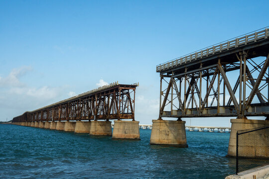 Bridge at Bahia Honda State Park in the Florida Keys.
