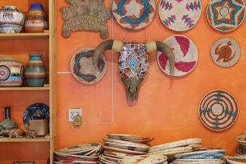 pottery shop in the village