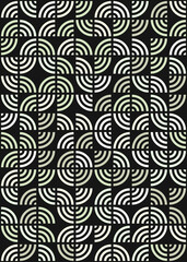 Abstract Geometric Pattern generative computational art illustration