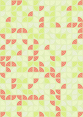 Fototapeta premium Abstract Geometric Pattern generative computational art illustration