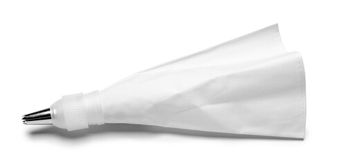 Pastry bag on white background