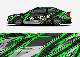 car graphic background vector. abstract lines concept  for truck and vehicles graphics vinyl wrap 
